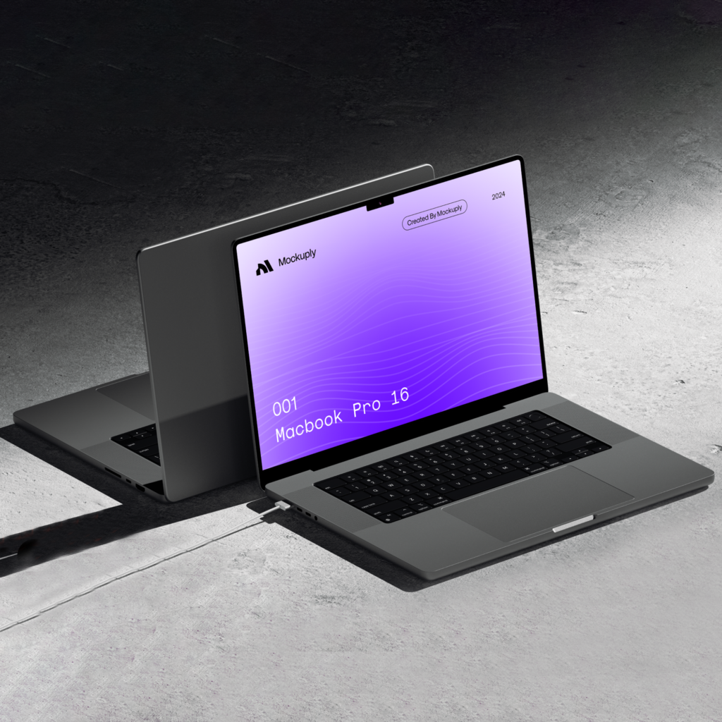 Macbook pro 16 Mockup