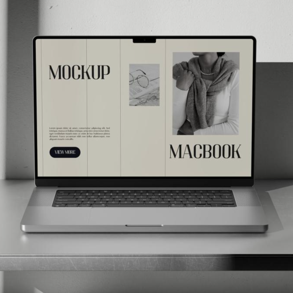 Falk Industrial Macbook Mockup