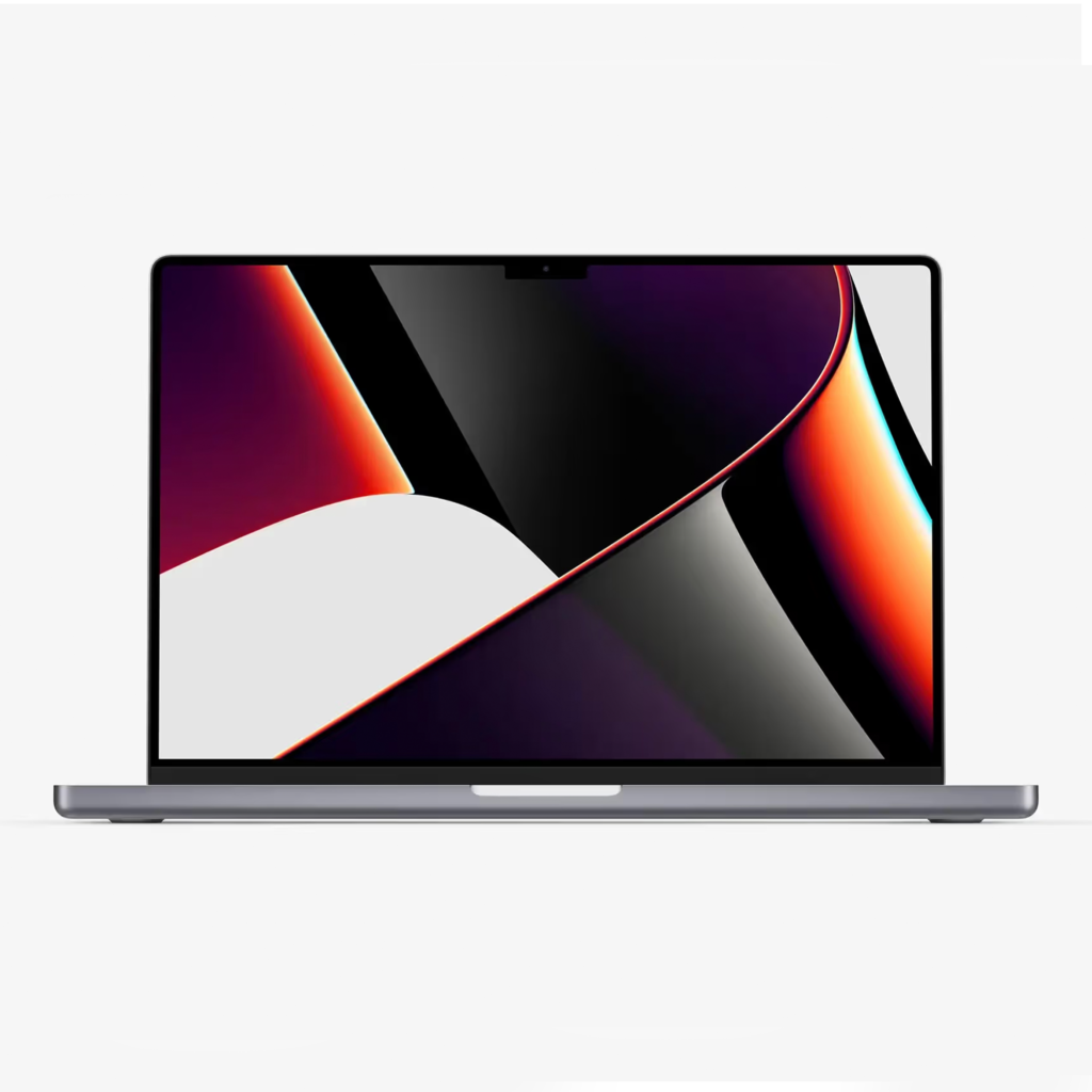 MacBook Pro 16 inch (Silver) mockup